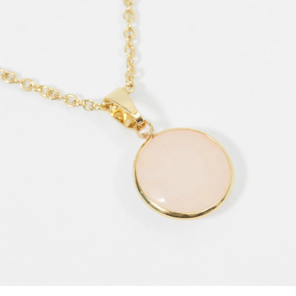 Rose quartz serenity necklace